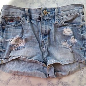 Hollister Denim High Waisted Shorts